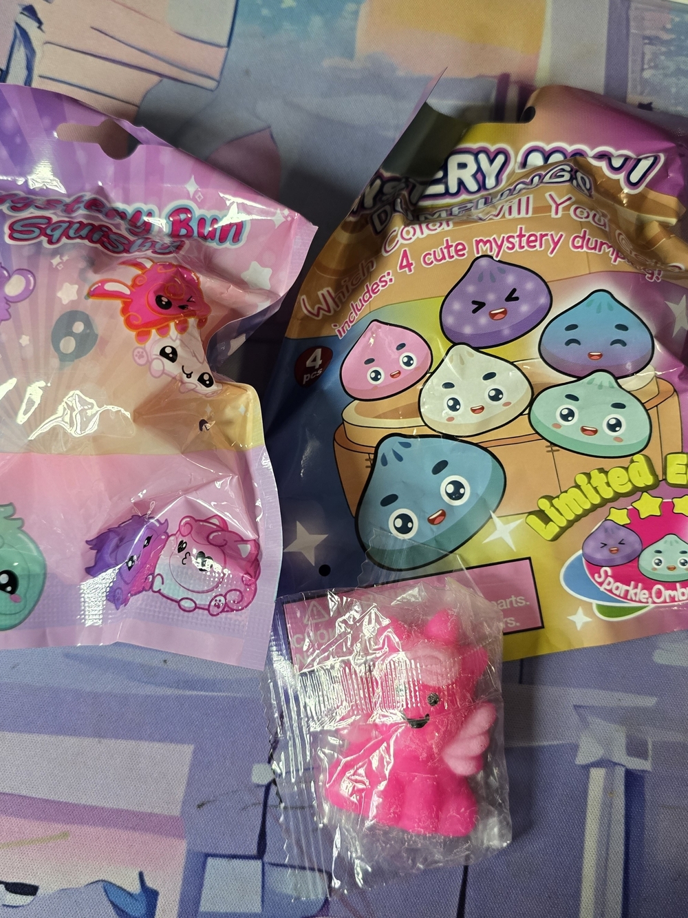 Pink Mystery Squishy Plush Collectible - Kids Toys